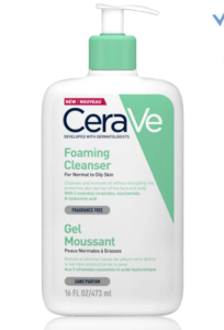 غسول الوجه Facial gel cleanser التقشير البارد